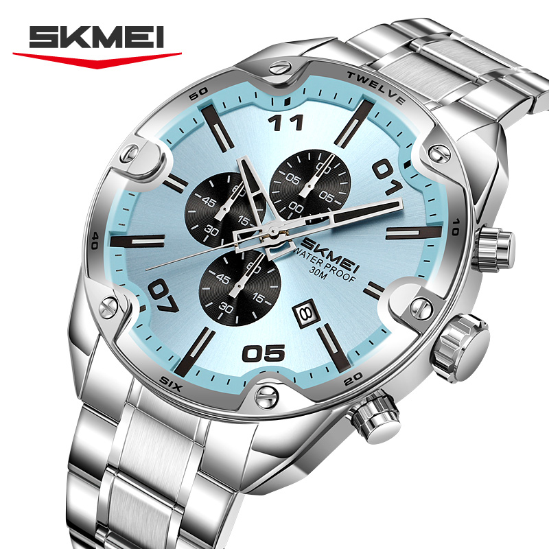 Suede Strap Watch - Reloj de cuarzo SKMEI 9387 con