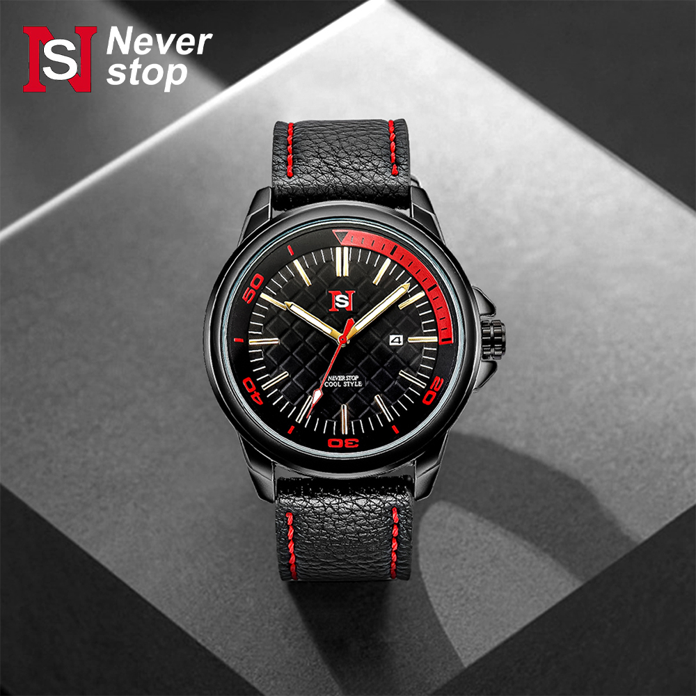 Suede Strap Watch - Reloj NS Simple de moda para