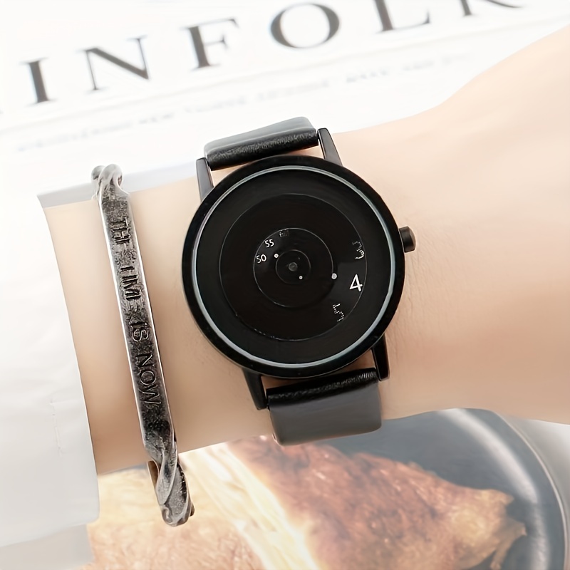 1 unidad de tecnología negra,  - Canvas Strap Watch reseña y precio