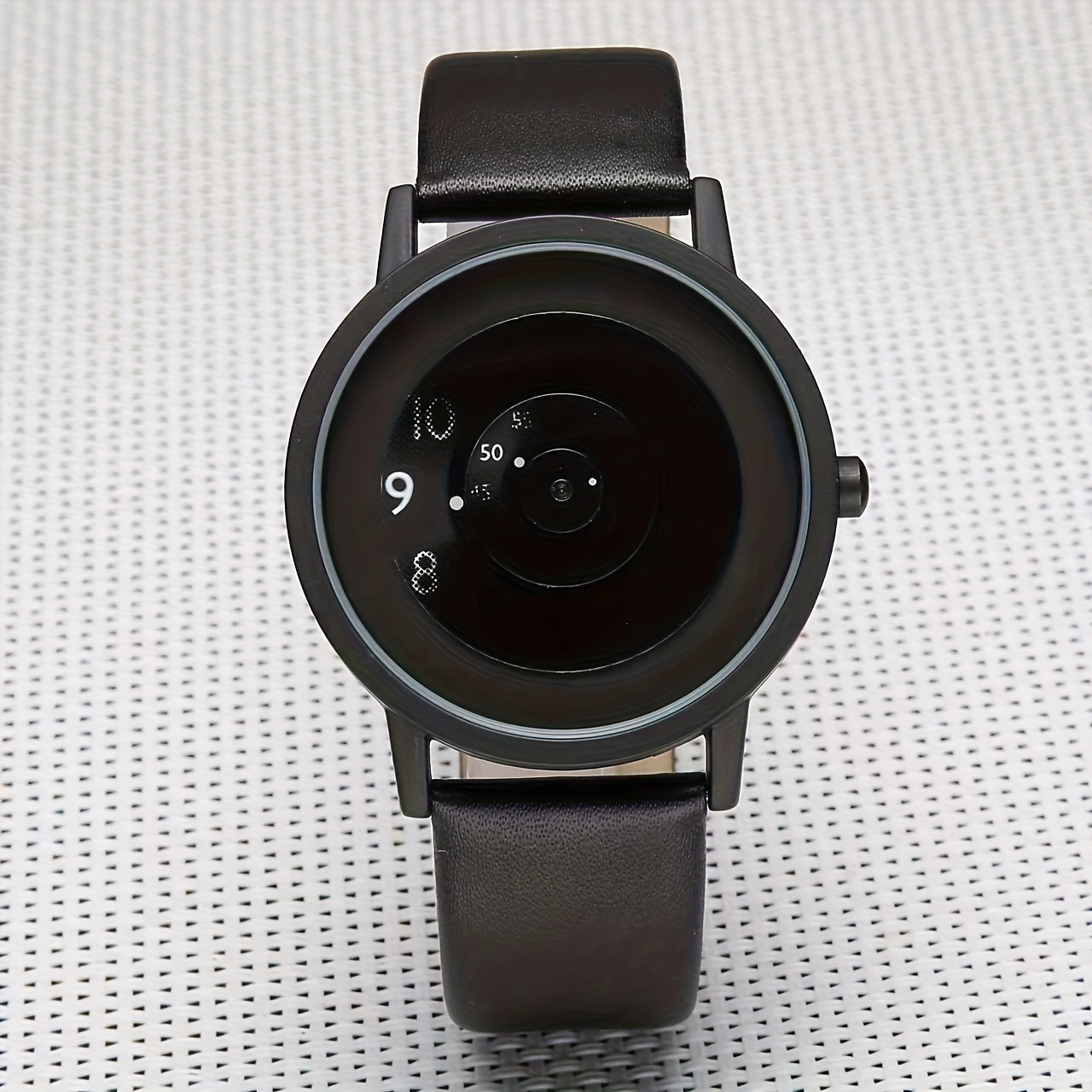 1 unidad de tecnología negra,  - Canvas Strap Watch reseña y precio