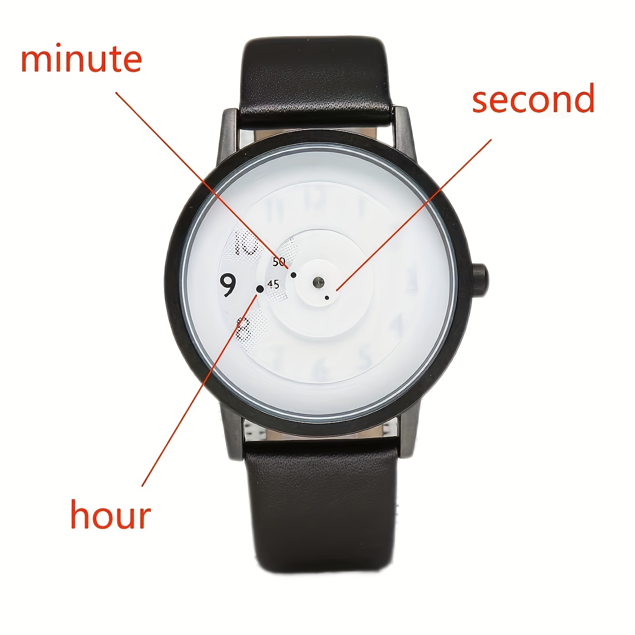 1 unidad de tecnología negra,  - Canvas Strap Watch reseña y precio