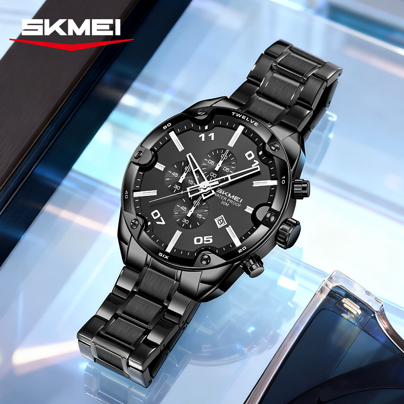 Reloj de cuarzo SKMEI 9387 con - Suede Strap Watch reseña y precio