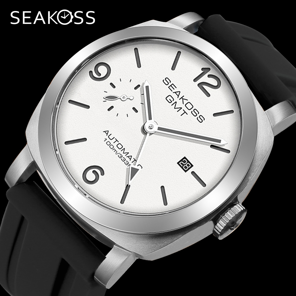 SEAKOSS 10Bar GMT buceo reloj  - Seiko Watch Prospex reseña y precio