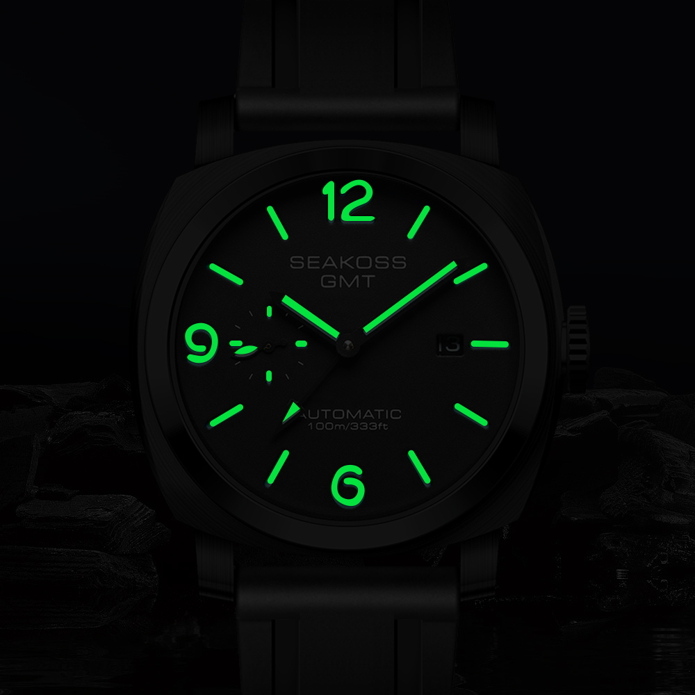 SEAKOSS 10Bar GMT buceo reloj  - Seiko Watch Prospex reseña y precio