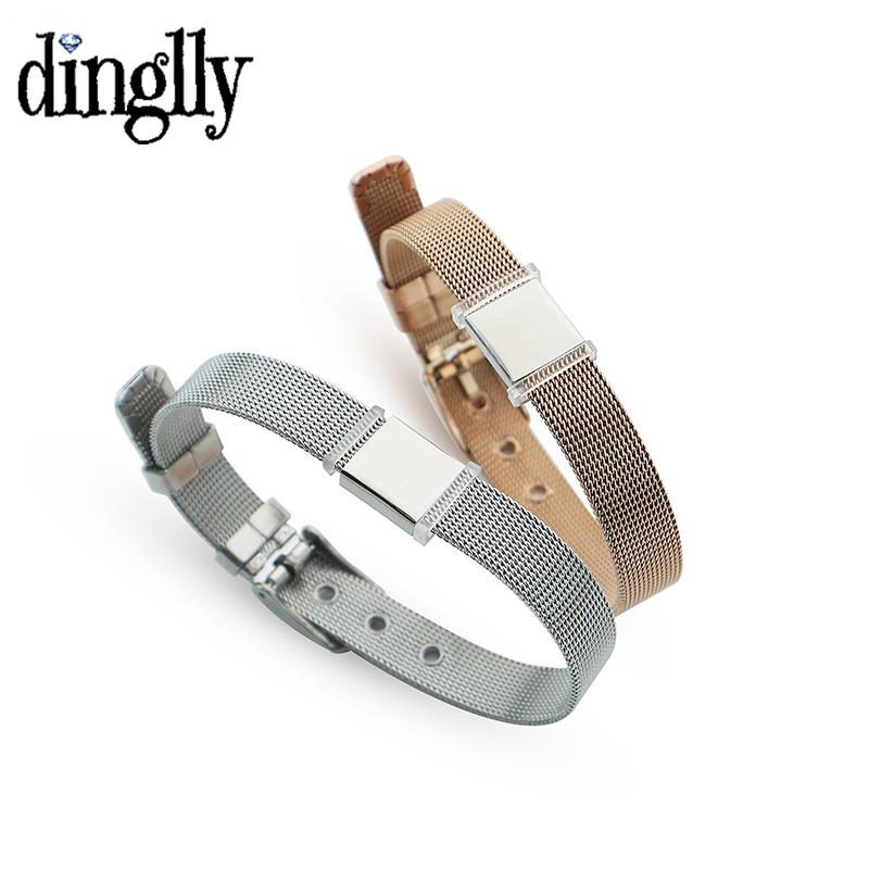 DINGLLY, pulseras con correa d - Mesh Strap Metal reseña y precio