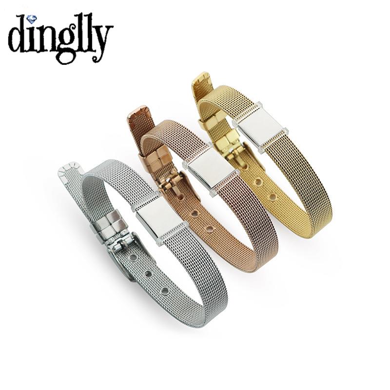 DINGLLY, pulseras con correa d - Mesh Strap Metal reseña y precio