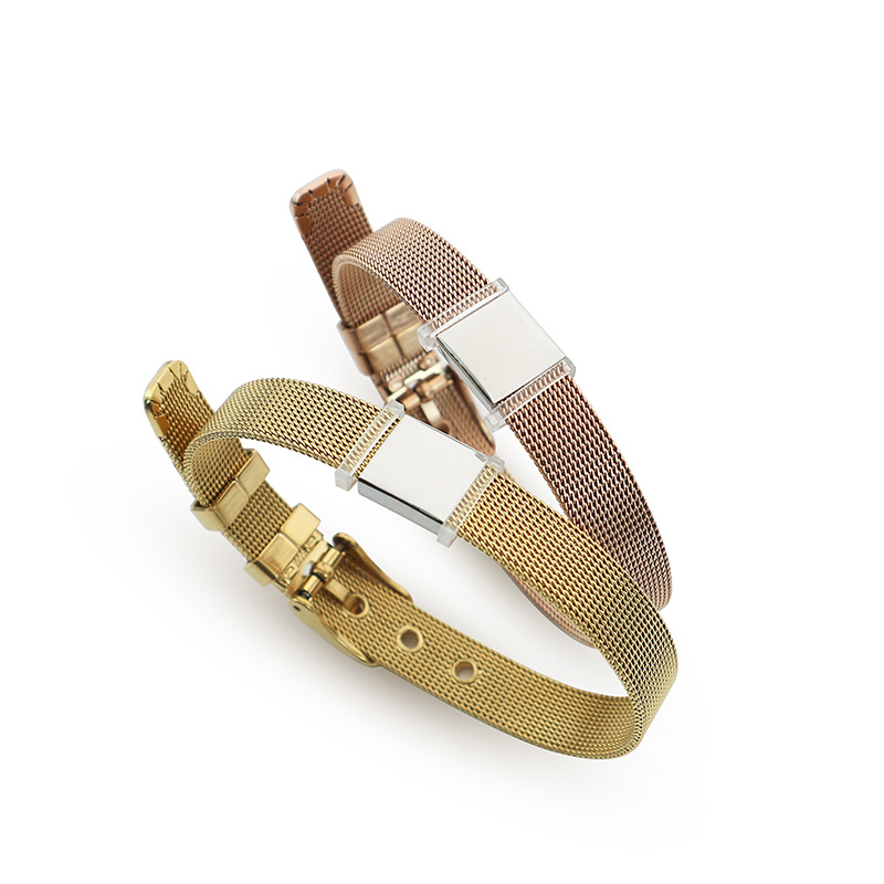 DINGLLY, pulseras con correa d - Mesh Strap Metal reseña y precio