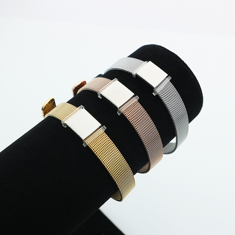 DINGLLY, pulseras con correa d - Mesh Strap Metal reseña y precio