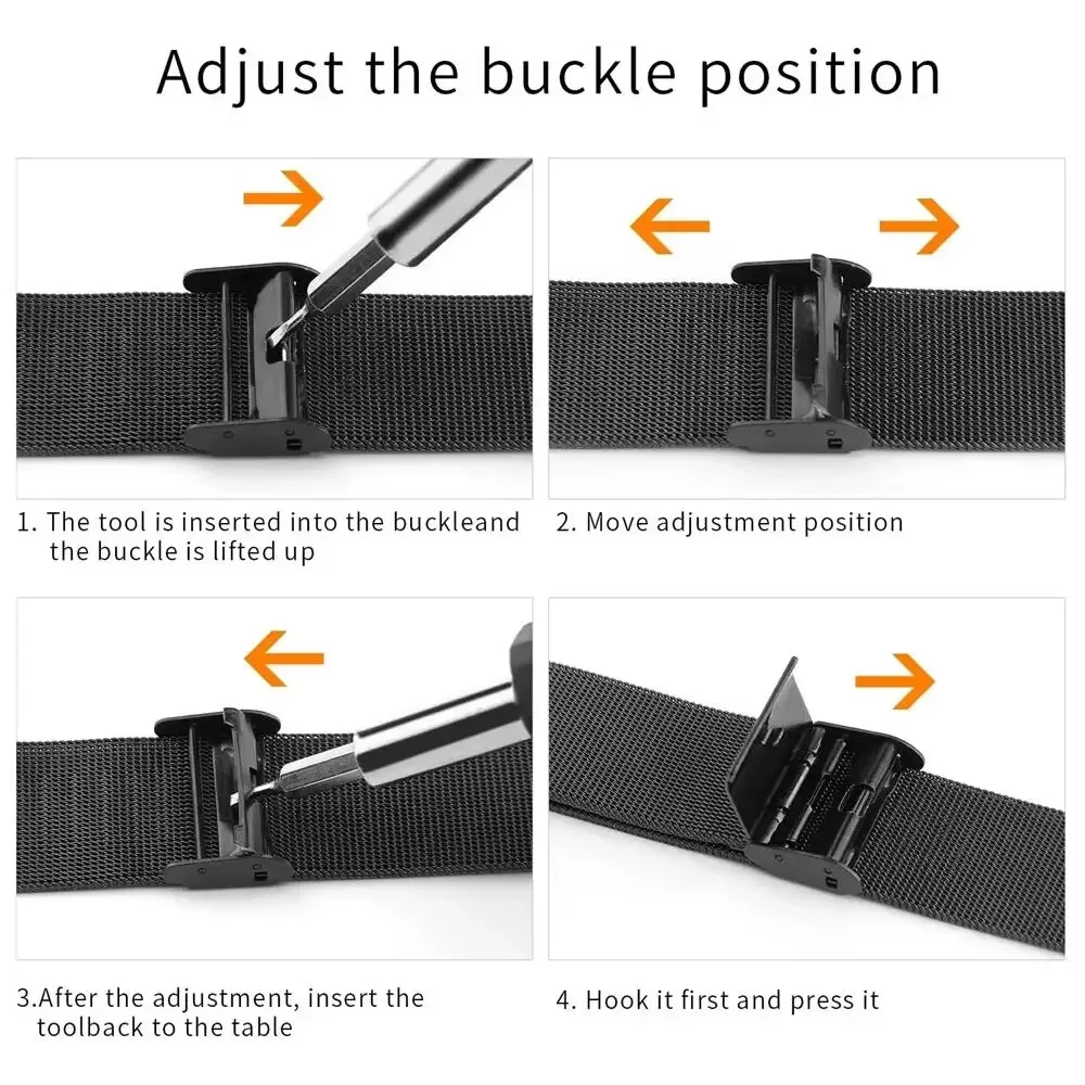 Bandas de metal para Garmin Vi - Mesh Strap Metal reseña y precio