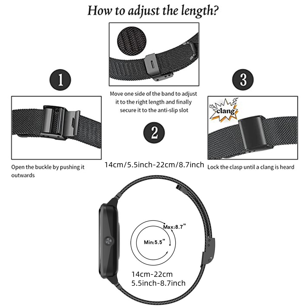 Bandas de metal para Garmin Vi - Mesh Strap Metal reseña y precio