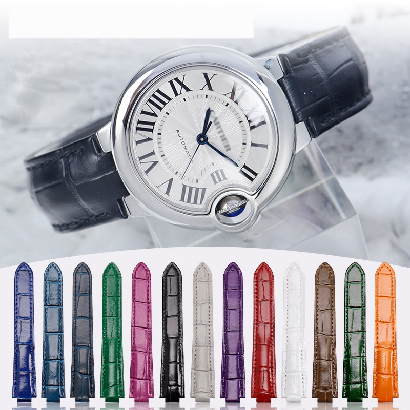 Correa de reloj de piel de bec - Cartier Watch Ballon Bleu reseña y precio