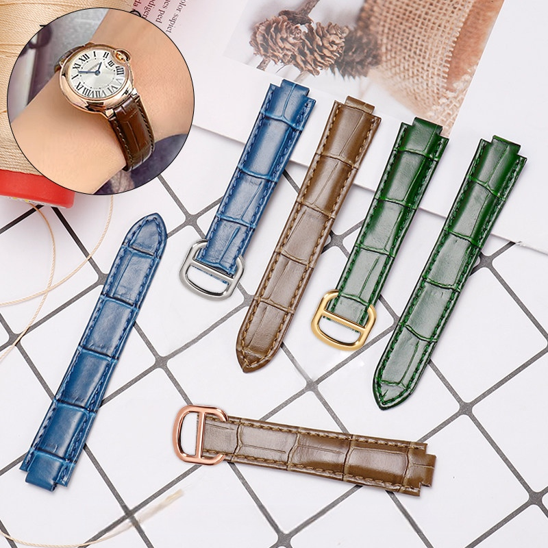 Correa de reloj de piel de bec - Cartier Watch Ballon Bleu reseña y precio