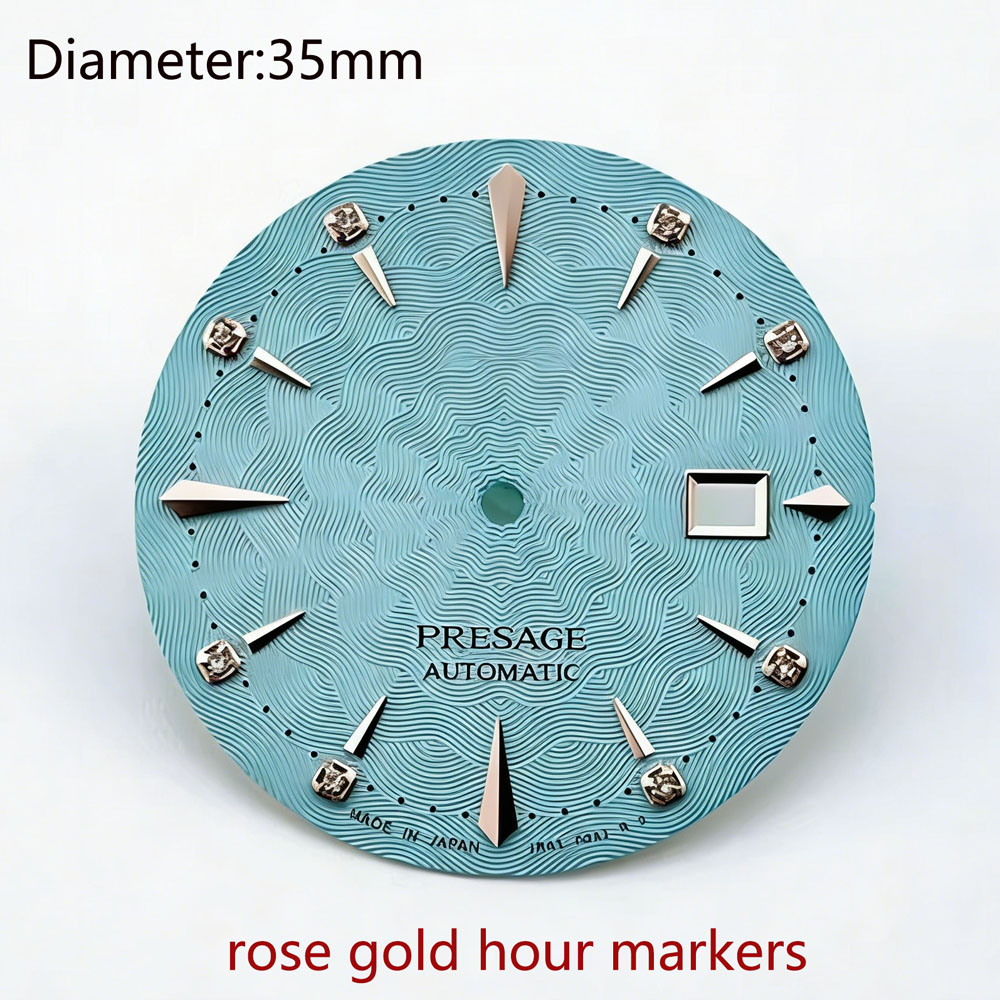 Esfera de 35 mm NH35 con logot - Seiko Watch Presage reseña y precio