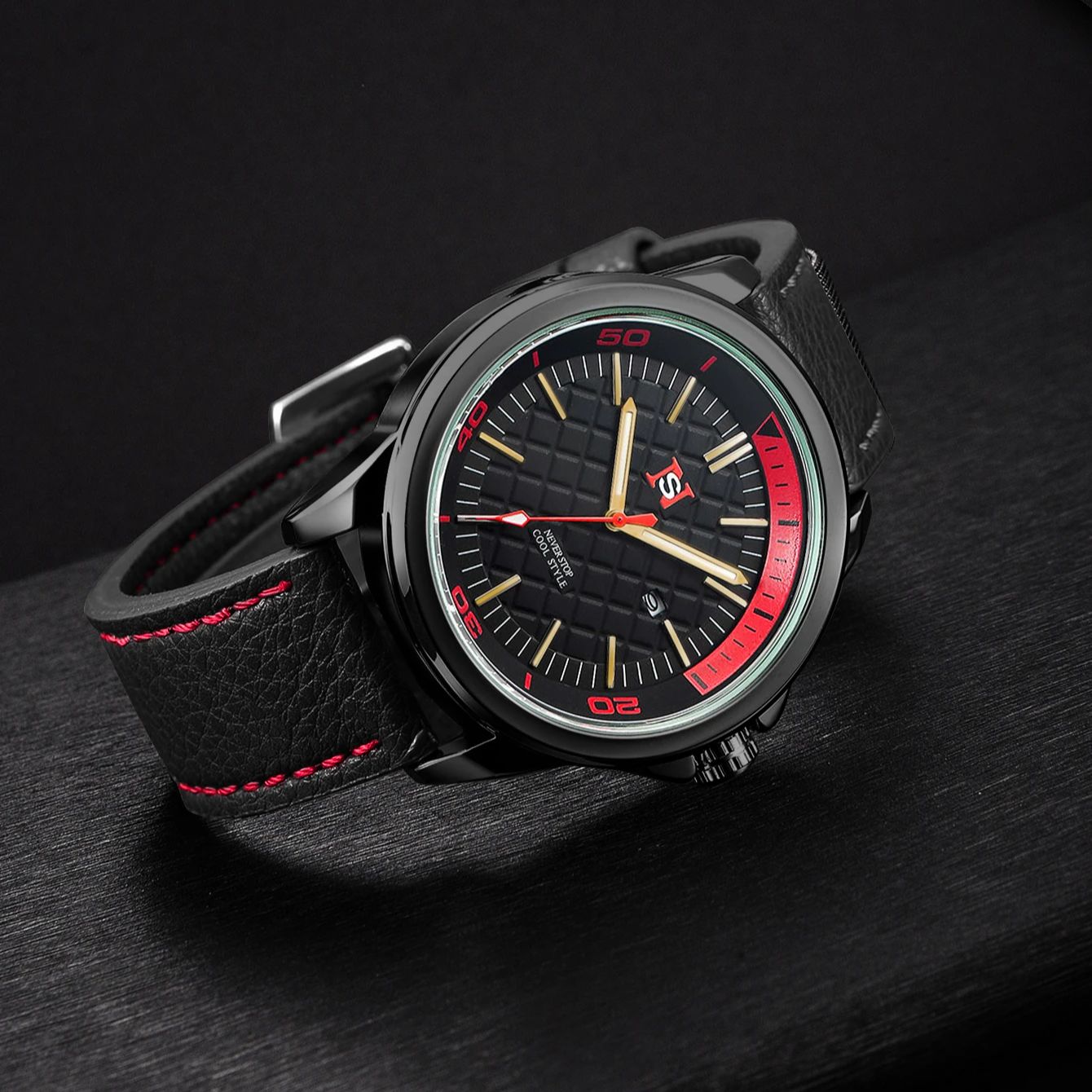 Reloj NS Simple de moda para h - Suede Strap Watch reseña y precio