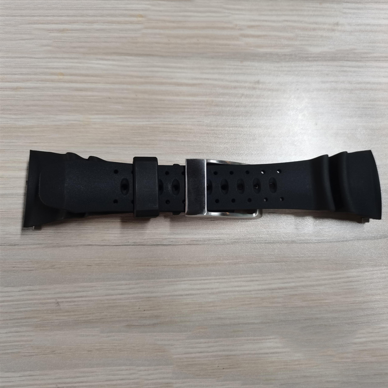Correa de reloj de goma negra  - Citizen Watch Promaster reseña y precio