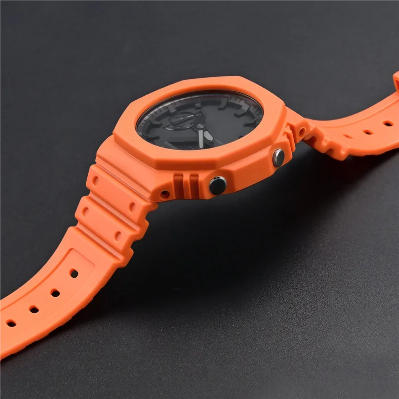 Correa de reloj de caucho, caj - Casio Watch G-Shock Ga-2100 reseña y precio