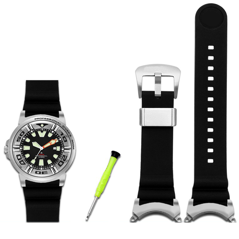 Correa de reloj modificada par - Citizen Watch Promaster reseña y precio