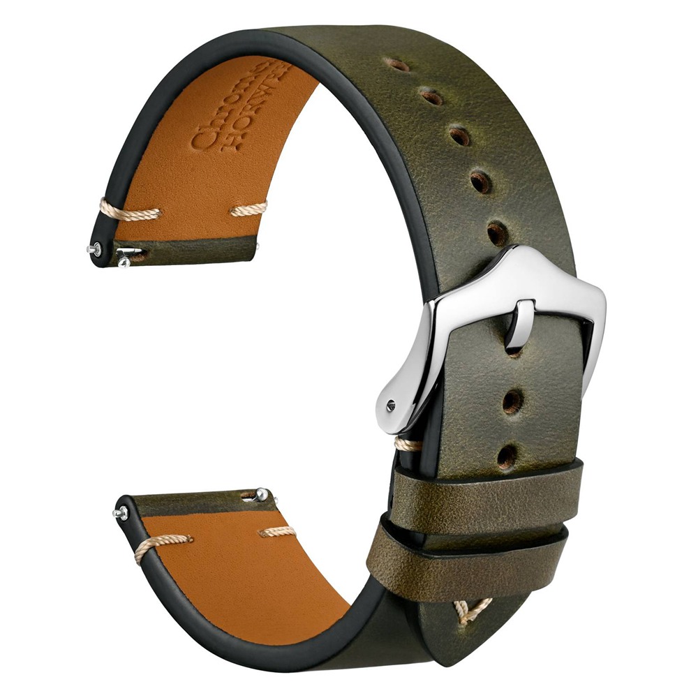 WOCCI correas de reloj de cuer - Leather Strap Quick Release reseña y precio